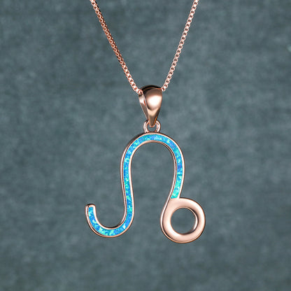 Opal Leo Necklace
