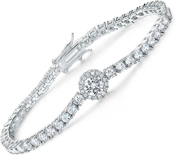 Women&Men's 6mm Cubic Zirconia Tennis Bracelet