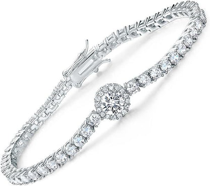 Women&Men's 6mm Cubic Zirconia Tennis Bracelet