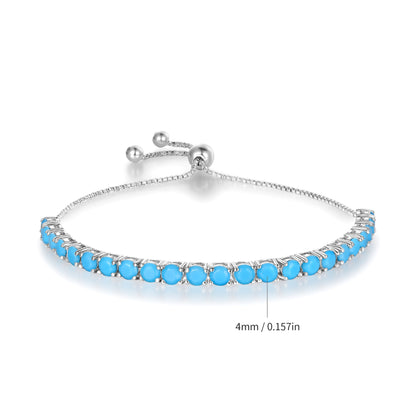 Women&Men's Adjustable Inlaid Zircon Tennis Bracelet