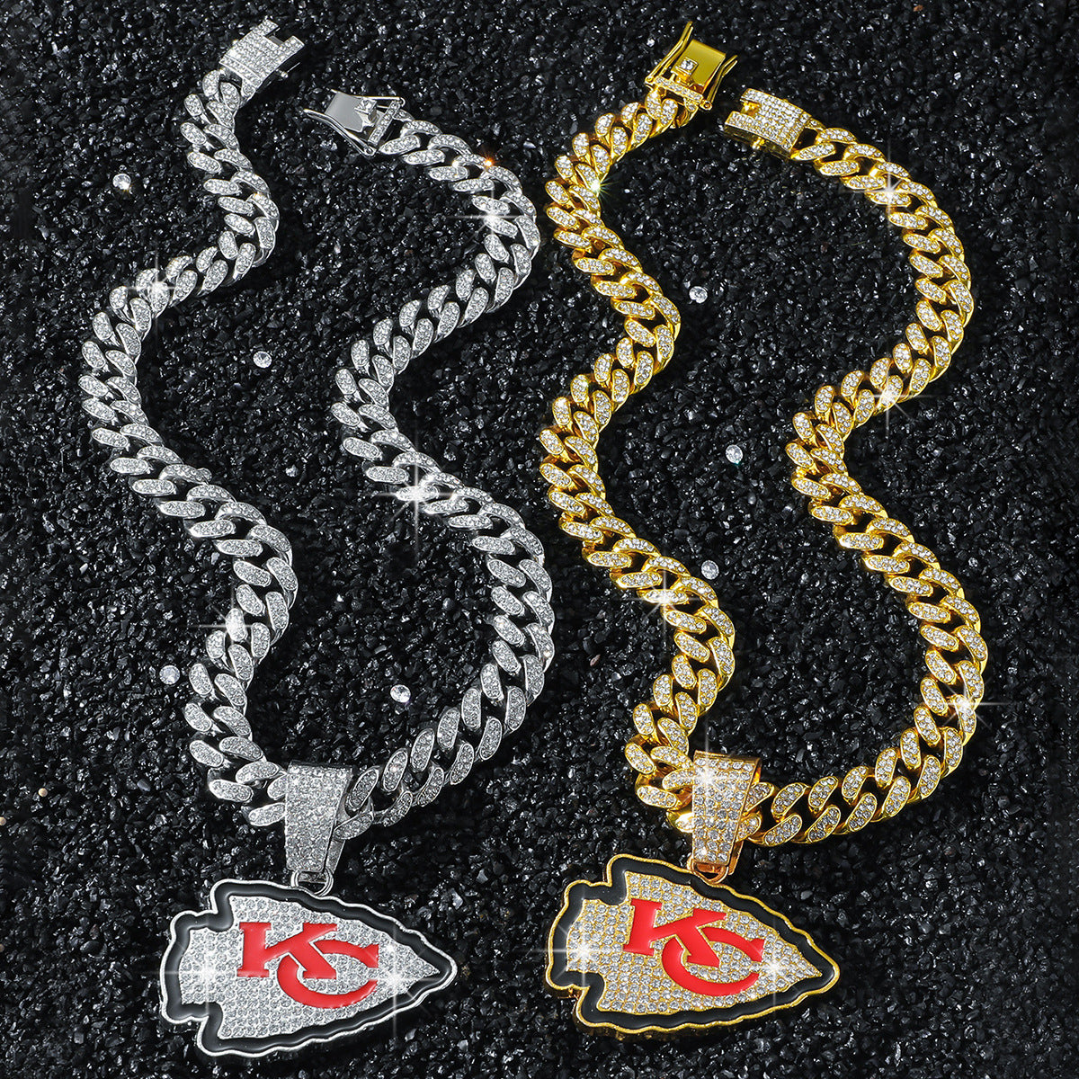 Hip-Hop Style Personalized Logo Cuban Chain Pendant Necklace