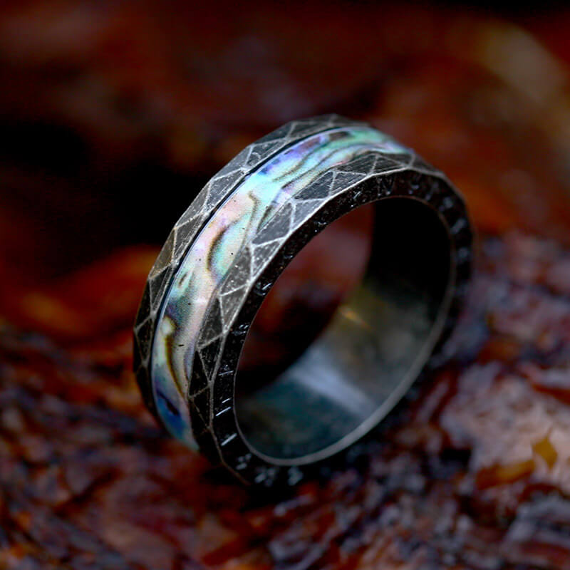Men's Nordic Minimalist Viking Letter Fashion Stainless Steel Ring