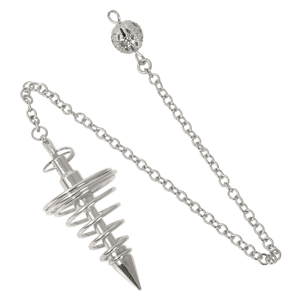 Copper metal spiral cone gravity-concentrating pendulum
