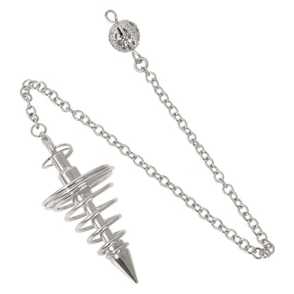 Copper metal spiral cone gravity-concentrating pendulum