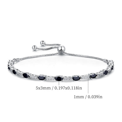 Women&Men's Simple Zircon Cuban Tennis Bracelet with Drawstring Design