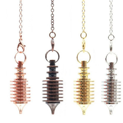 Seven-layer copper conical gyroscope gravity pendulum