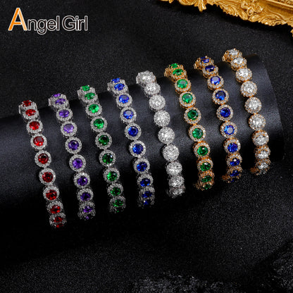 Women&Men's 8mm Tennis Bracelet With Cubic Zirconia
