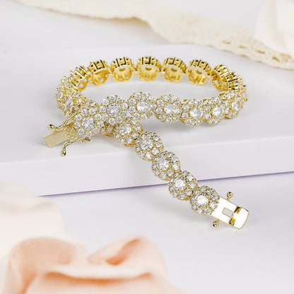 Women&Men's 3.5mm Zircon Cuban Tennis Bracelet