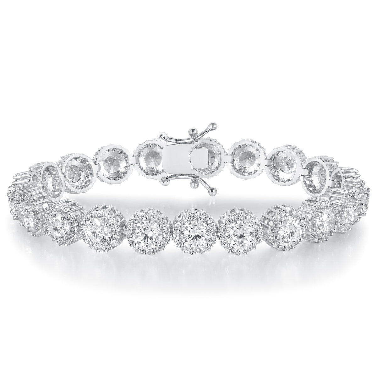 Women&Men's 5mm Tennis Ball Cuban Bracelet