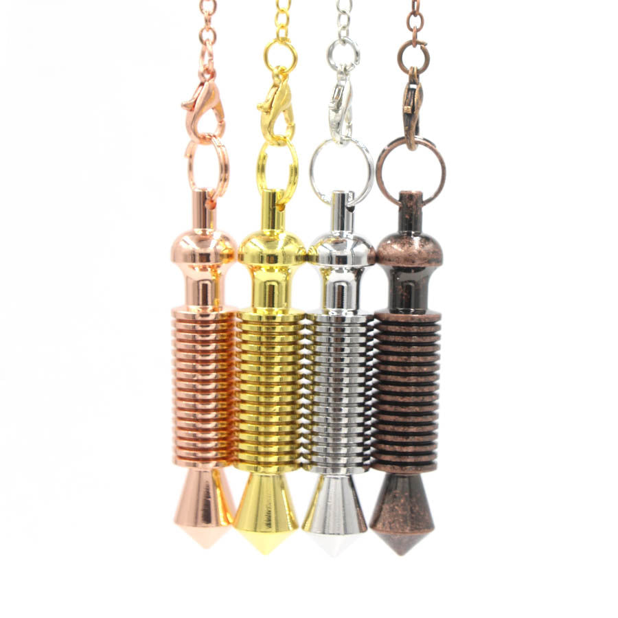 Vintage Metal Multi-Layer Geometric Conical Gravity-Concentrating Pendulum
