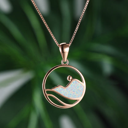 Opal Wave Necklace