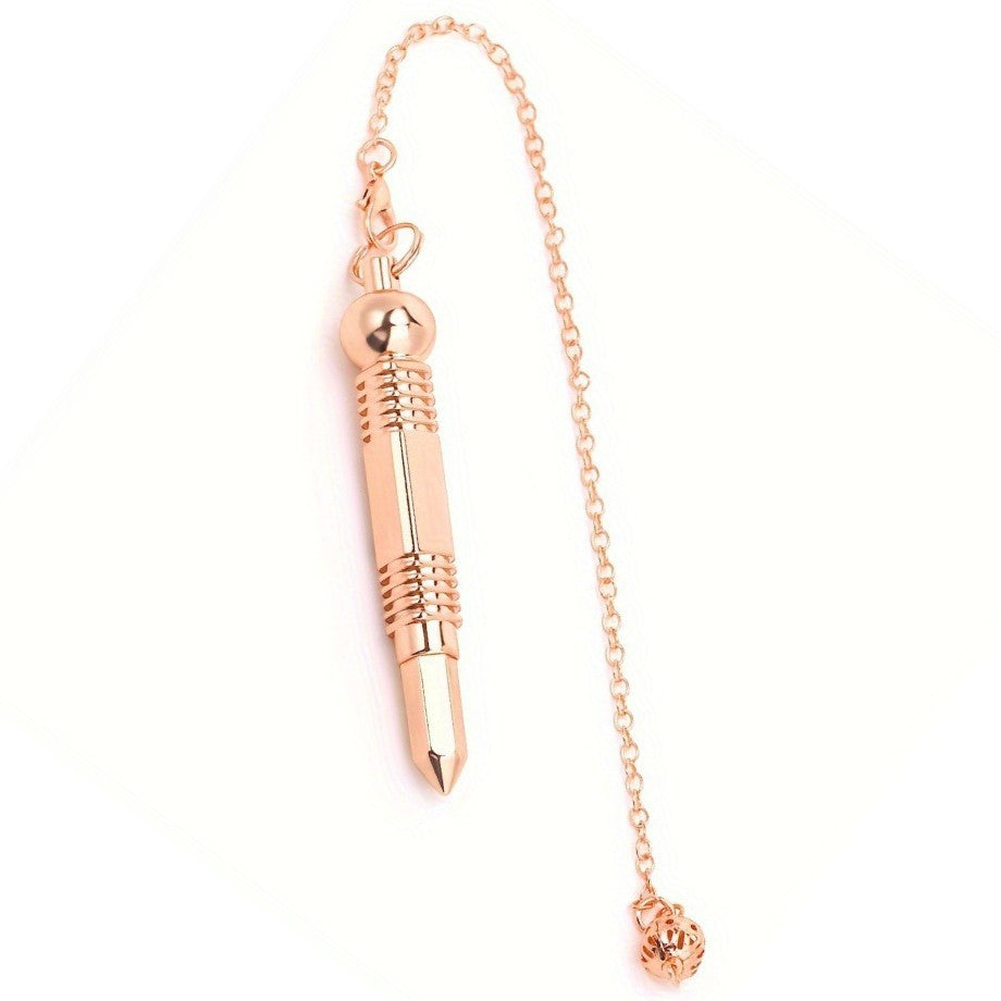 Copper square hexagonal four-sided scepter gravity-concentrating pendulum
