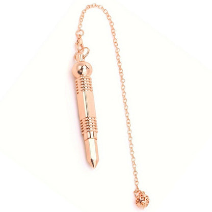 Copper square hexagonal four-sided scepter gravity-concentrating pendulum