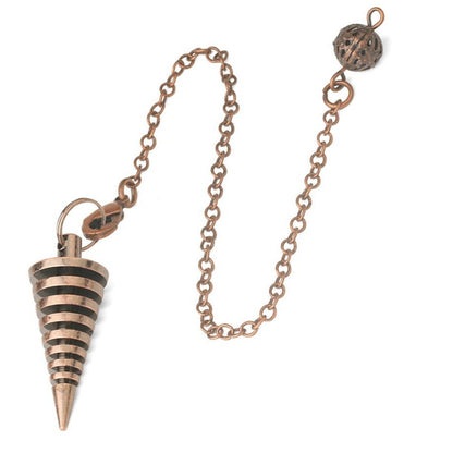 Nine-layer copper conical gyroscope gravity pendulum