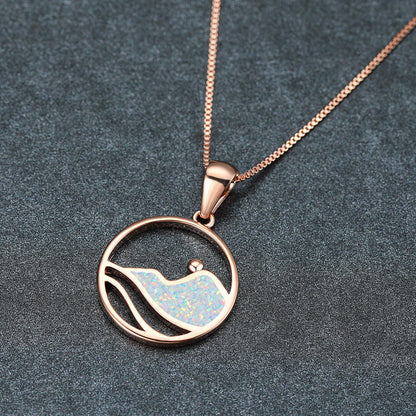 Opal Wave Necklace