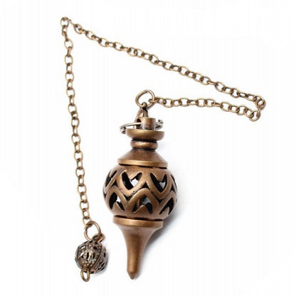 Copper hollowed-out sphere gravity-concentrating pendulum