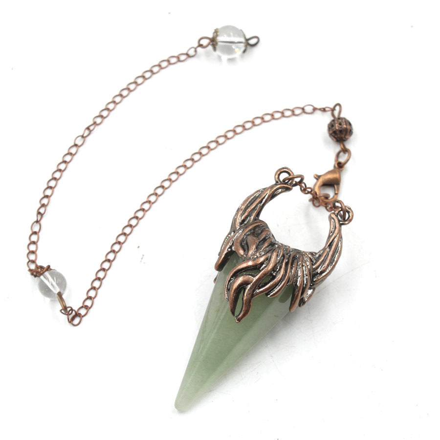 Crystal Pyramid Horn Spirit Pendulum
