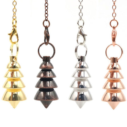 Copper solid four-layer mushroom thread tapered spirit hammer and spirit pendulum