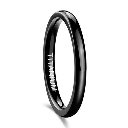 2mm 6-Color Minimalist Aperture men's&women's Ring