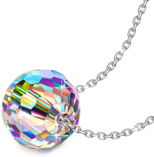 Austrian crystal S925 silver collar chain