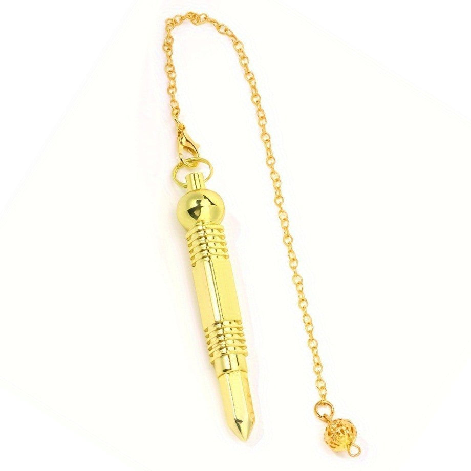 Copper square hexagonal four-sided scepter gravity-concentrating pendulum