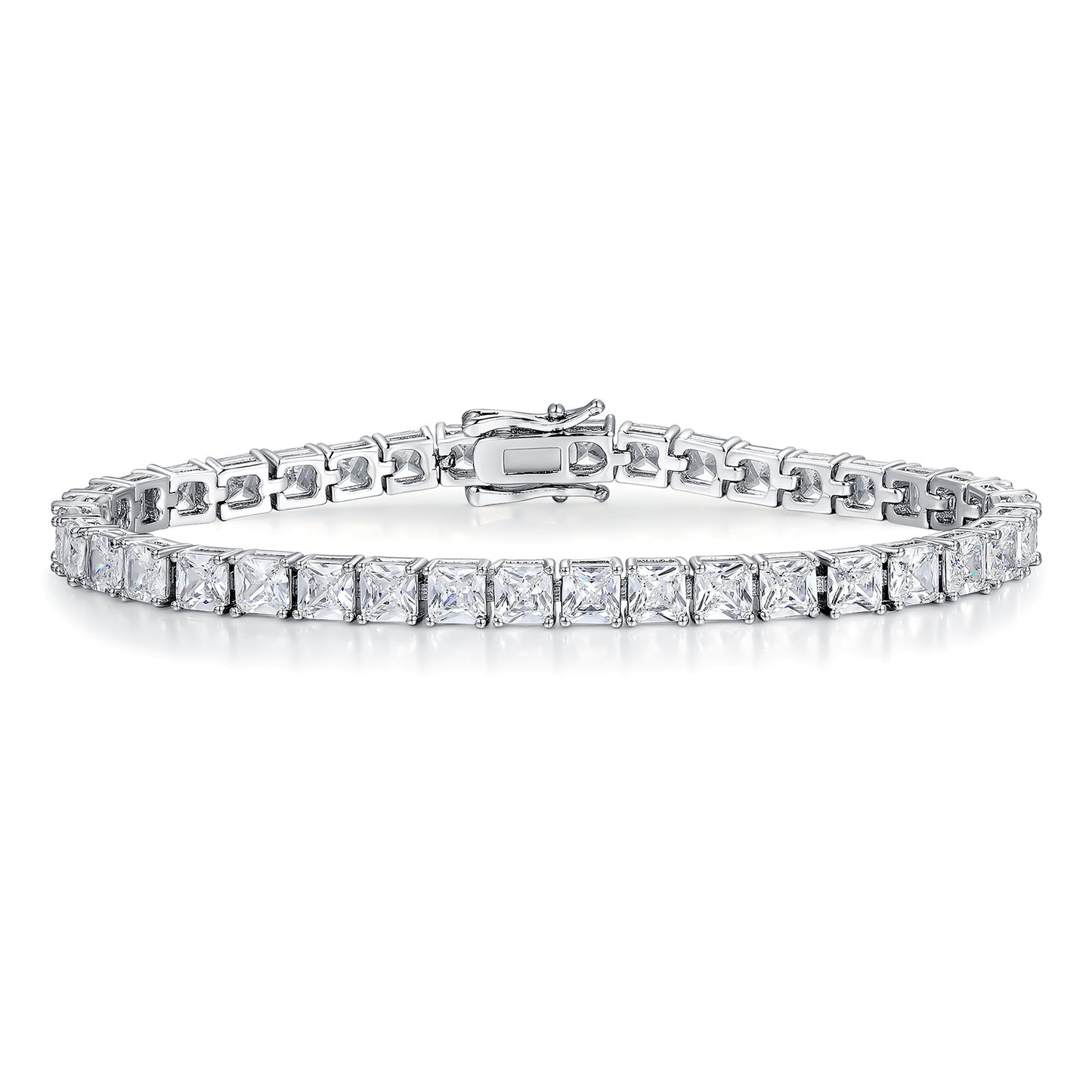 Women&Men's 4mm Zircon Cuban Tennis Bracelet