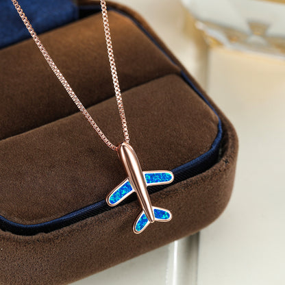 Simple and niche design with unique Australian Airways style necklace