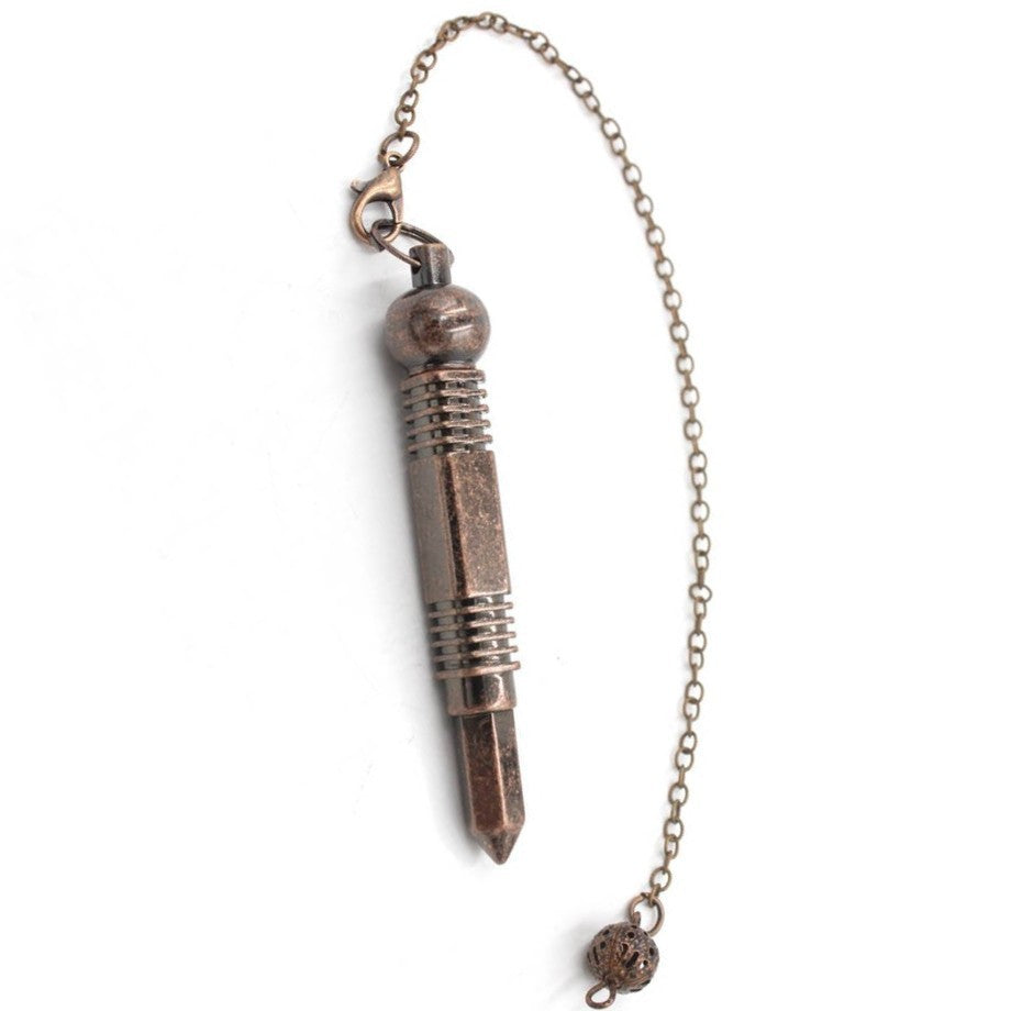 Copper square hexagonal four-sided scepter gravity-concentrating pendulum