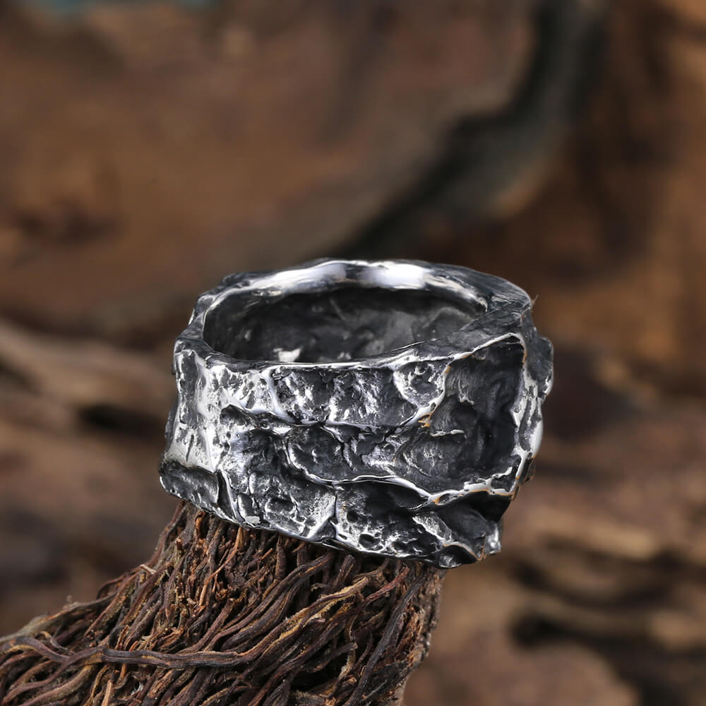 Vintage Men's Punk Skull Ring