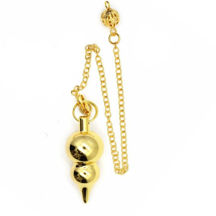 Copper Solid Metal Gourd-Shaped Gyroscope Spirit Pendulum