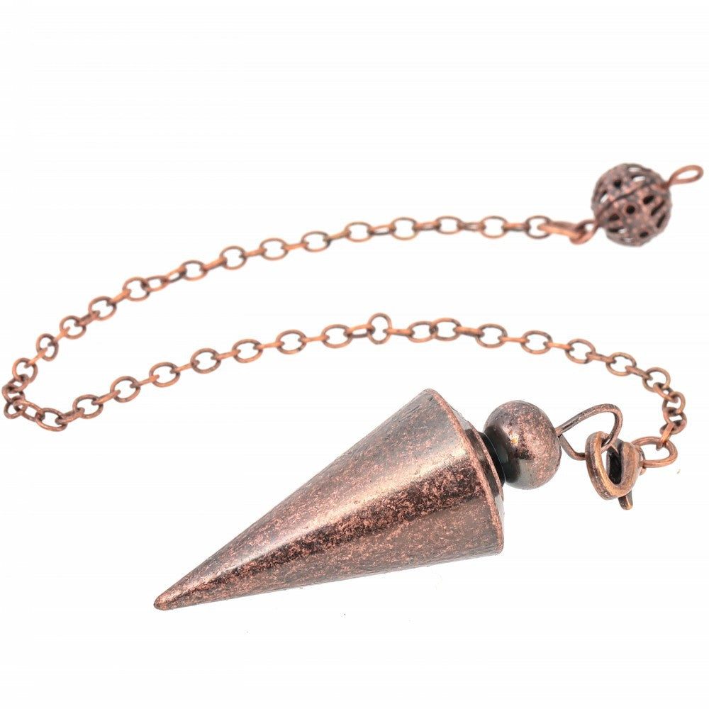 Copper conical gyroscope gravity spire spirit pendulum
