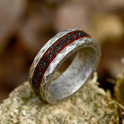 Men's Nordic Minimalist Viking Letter Fashion Stainless Steel Ring