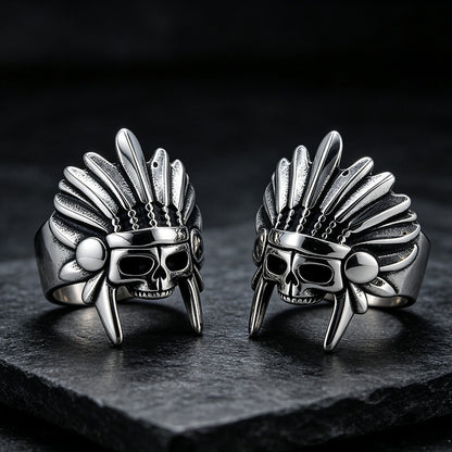 Skull Chief Men's Ring