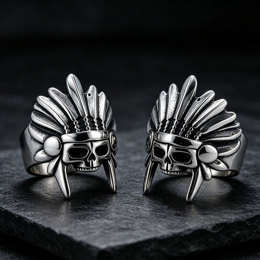 Skull Chief Men's Ring