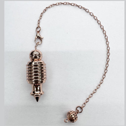 Six-Layer Copper Necklace With A Conical Gravity-Concentrating Pendulum
