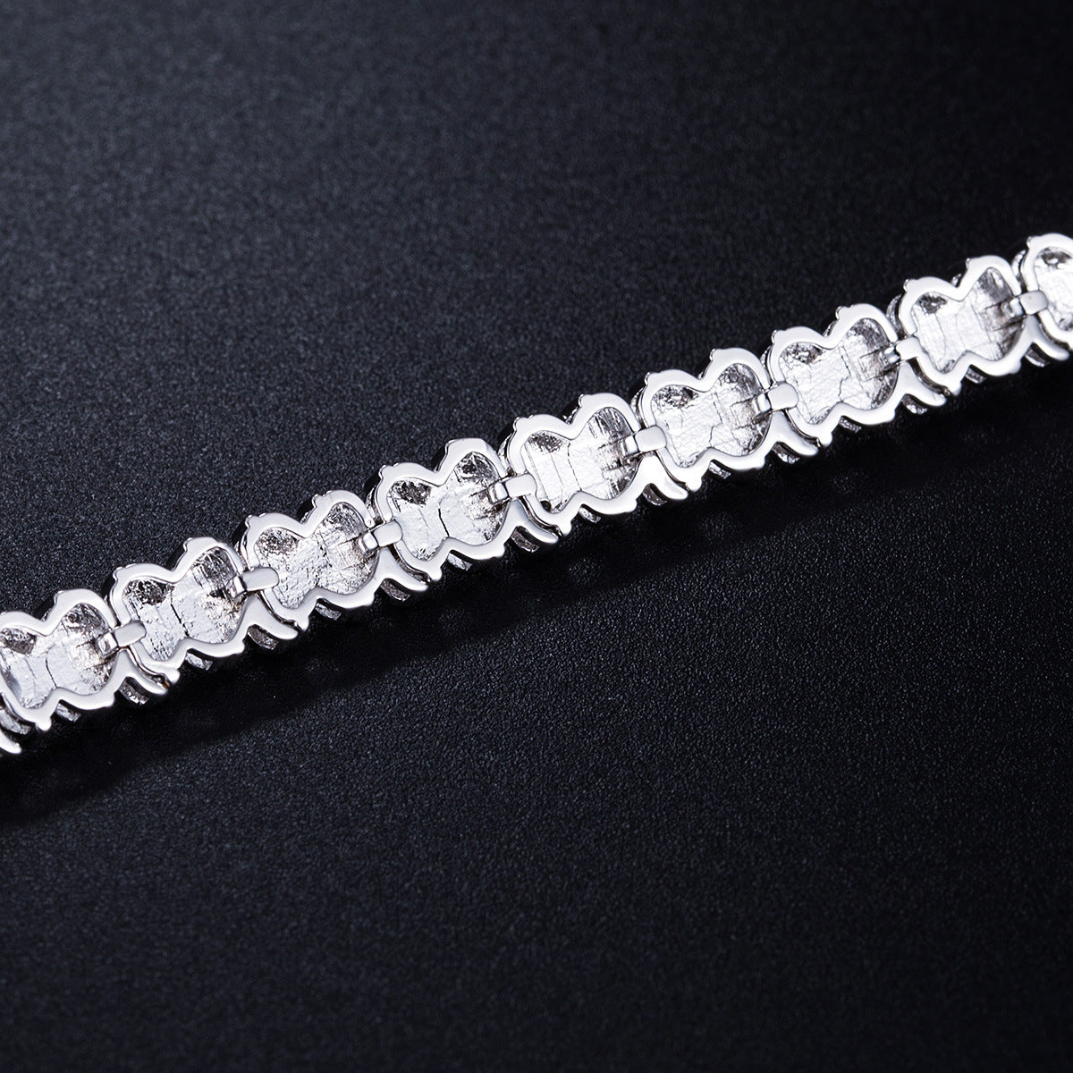 Women&Men's Fashionable 18k Zircon Tennis Bracelet