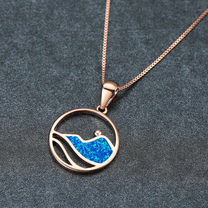 Opal Wave Necklace