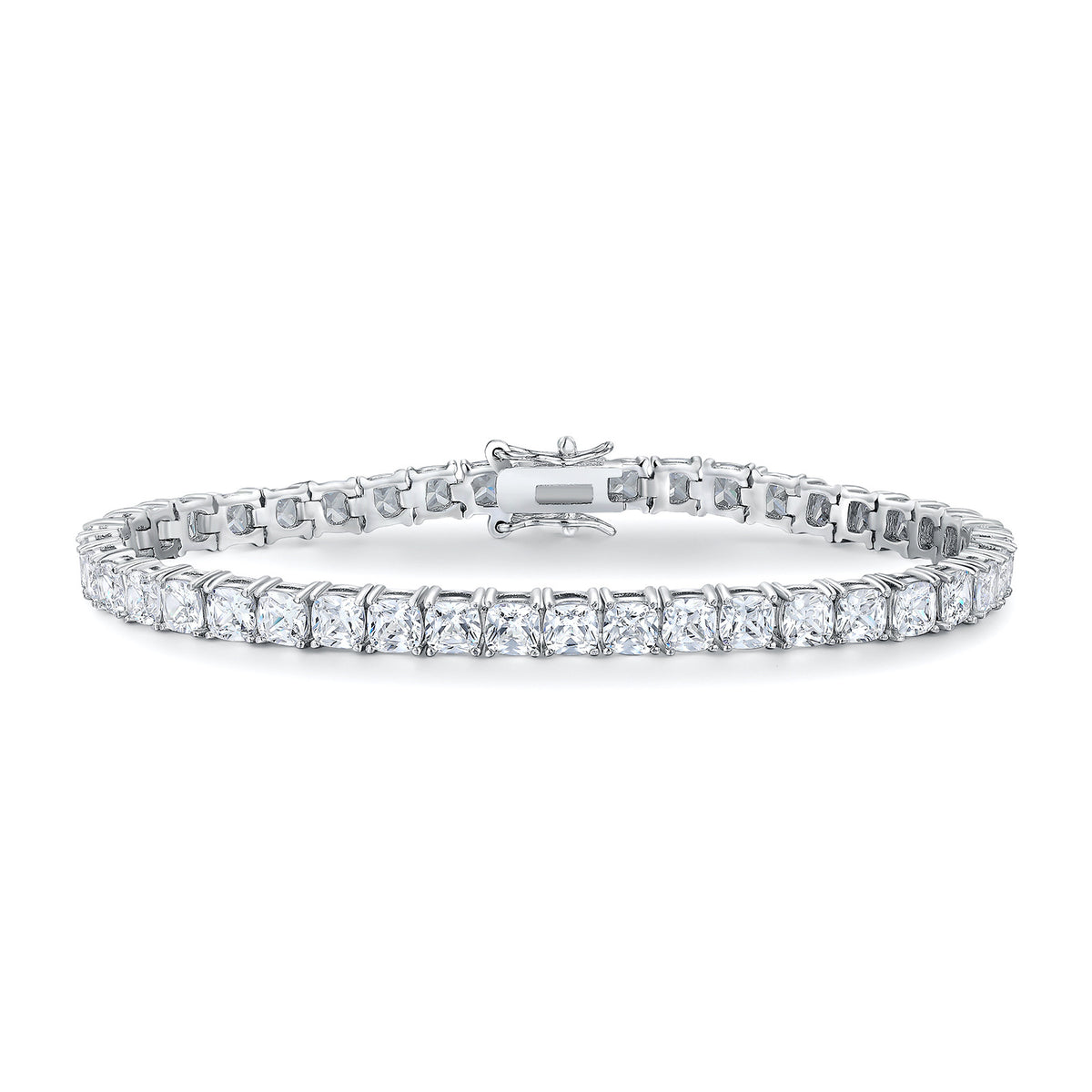 Women&Men's 4mm Zircon Single-Row Cuban Tennis Bracelet