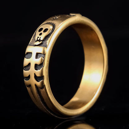 Skull Fashionable Men's Vintage Star Ring