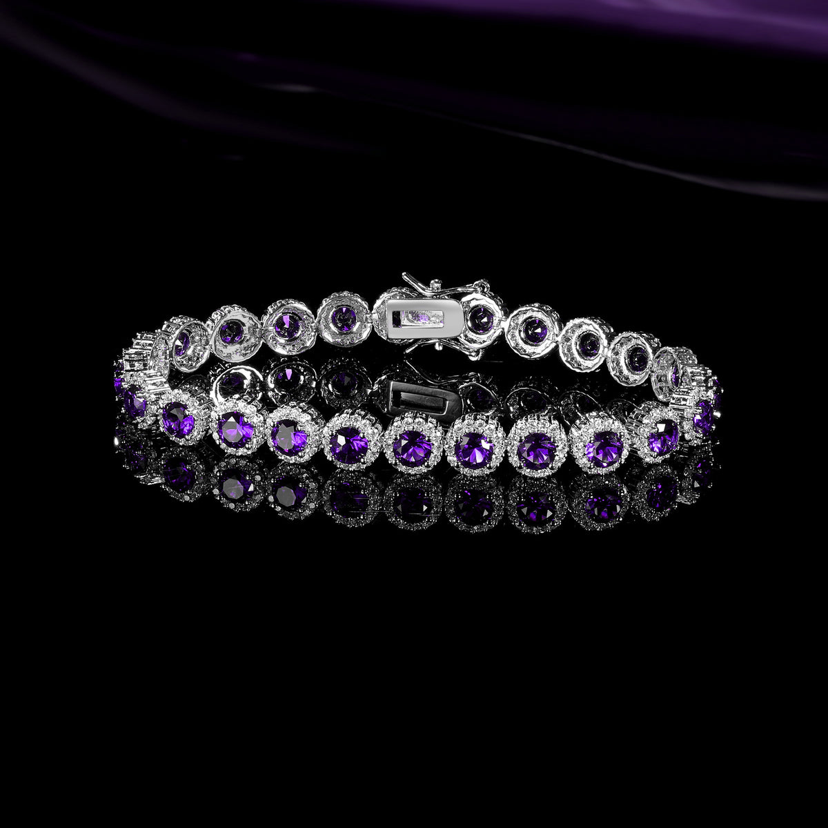 Women&Men's 8mm Tennis Bracelet With Cubic Zirconia