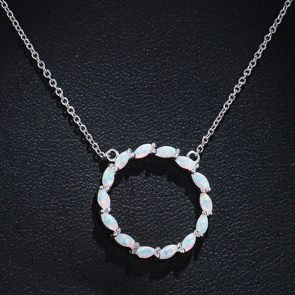 Aubert Circle Pendant Necklace