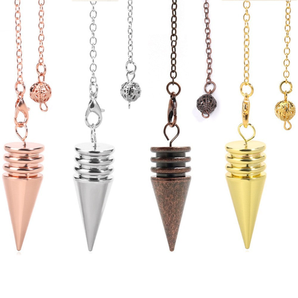 Copper-made four-layer conical tower gravity gyroscope pendulum