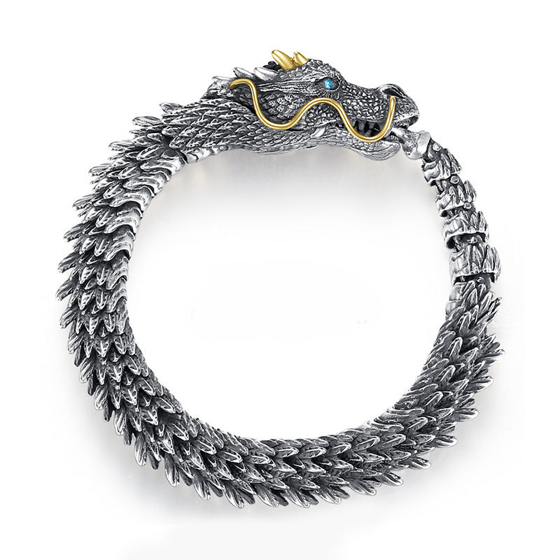 Men's Vintage 3D Dragon Link Bracelet