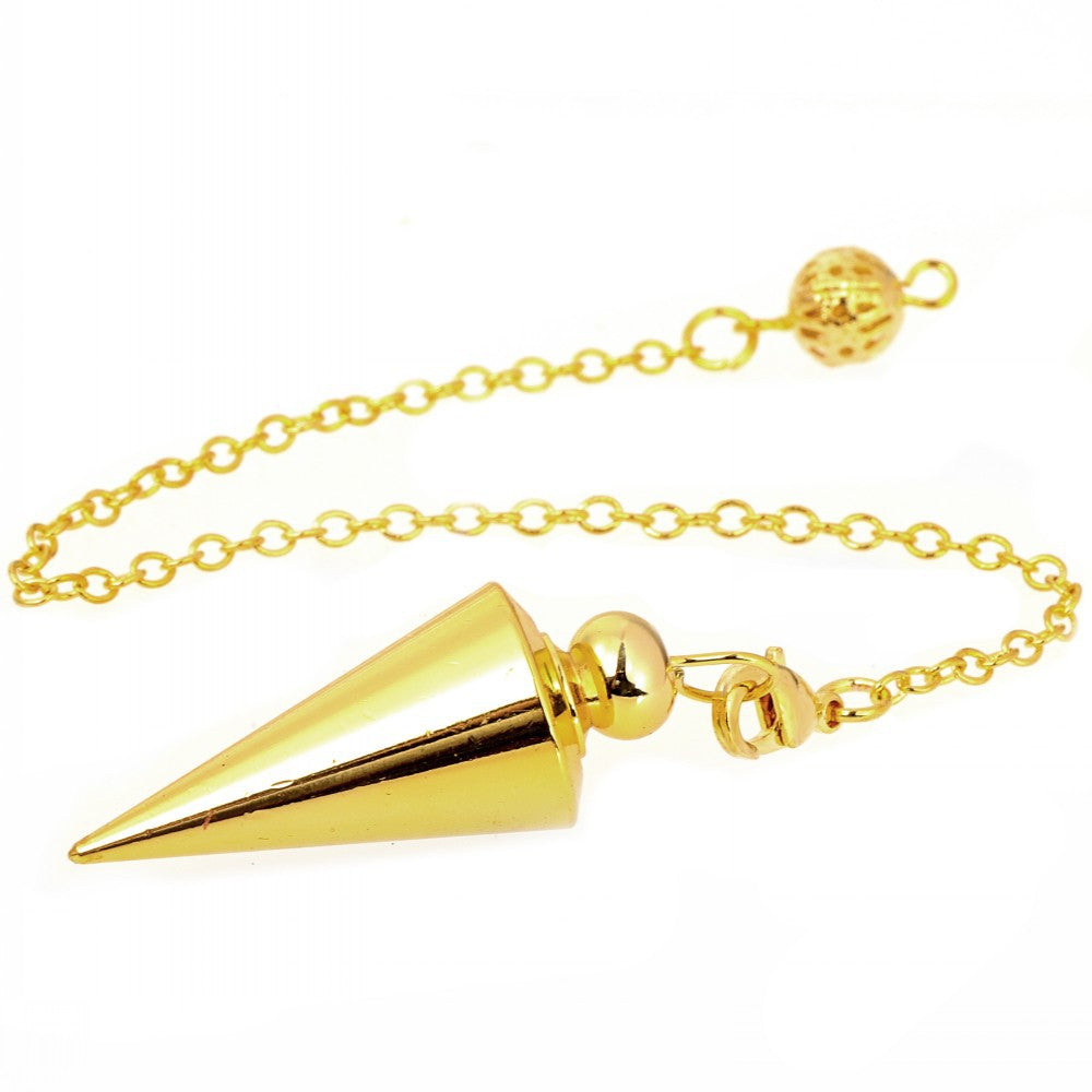 Copper conical gyroscope gravity spire spirit pendulum