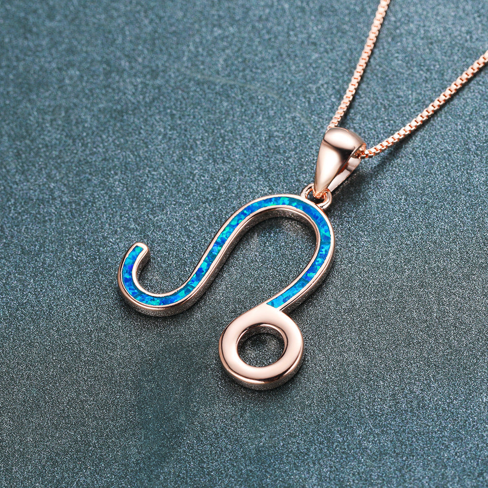 Opal Leo Necklace