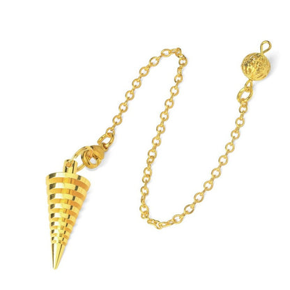Nine-layer copper conical gyroscope gravity pendulum