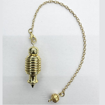 Six-Layer Copper Necklace With A Conical Gravity-Concentrating Pendulum
