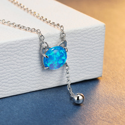 Australian Baby Cat Head Necklace