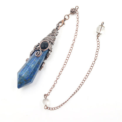 Vintage Palace Crystal Stone 12-facet Crystal Spirit Pendulum