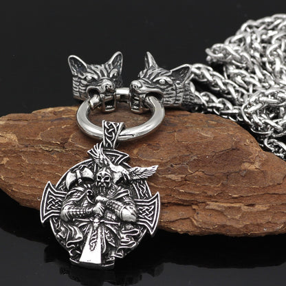Men's Celtic Wolf Domineering Necklace